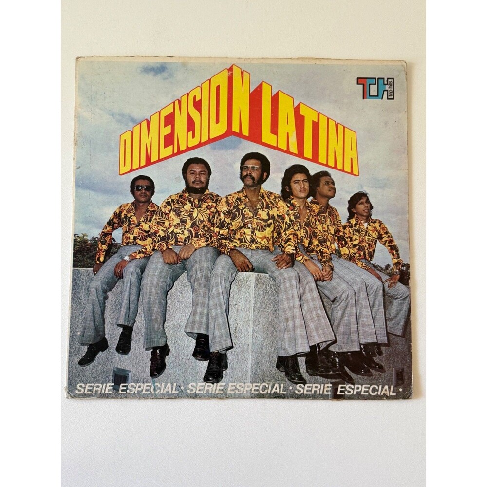 Dimension Latina Self Titled LP 1976 Top Hits THS-1077 VG+ Cleaned Oscar D'Leon